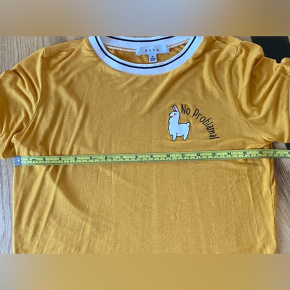 NWOT Gaze No Problama T-shirt - Picture 3 of 8